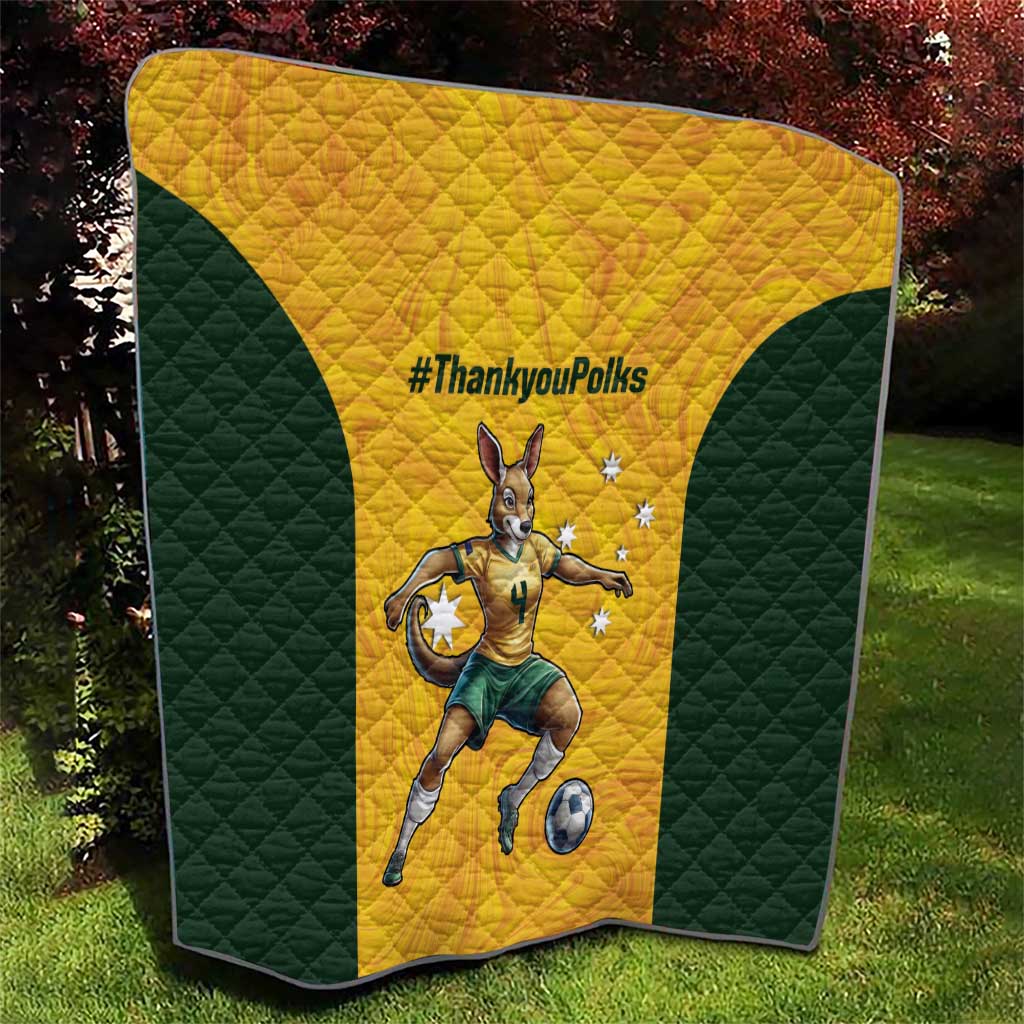 Polkinghorne Australia Matildas Quilt 2024 Thank You Polks