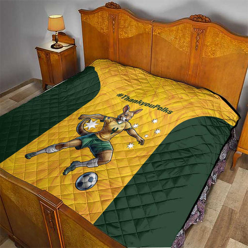 Polkinghorne Australia Matildas Quilt 2024 Thank You Polks