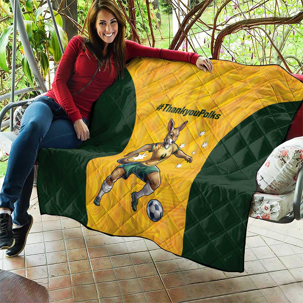 Polkinghorne Australia Matildas Quilt 2024 Thank You Polks