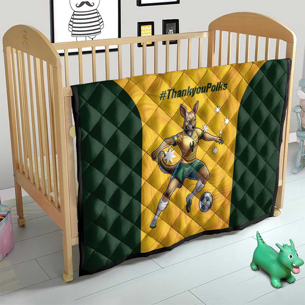 Polkinghorne Australia Matildas Quilt 2024 Thank You Polks