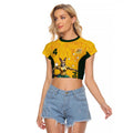 Polkinghorne Australia Matildas Raglan Cropped T Shirt 2024 Thank You Polks