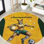 Polkinghorne Australia Matildas Round Carpet 2024 Thank You Polks