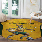 Polkinghorne Australia Matildas Round Carpet 2024 Thank You Polks