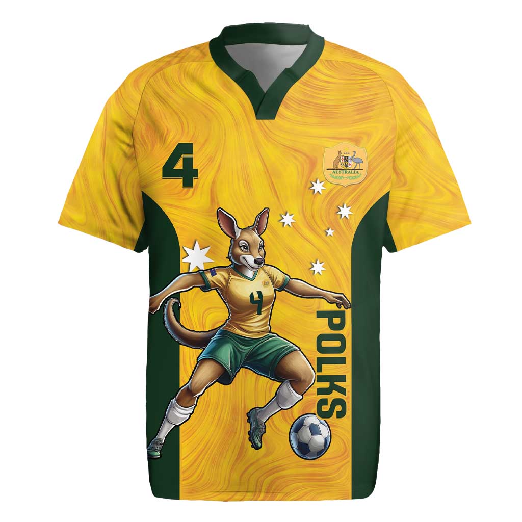 Polkinghorne Australia Matildas Rugby Jersey 2024 Thank You Polks