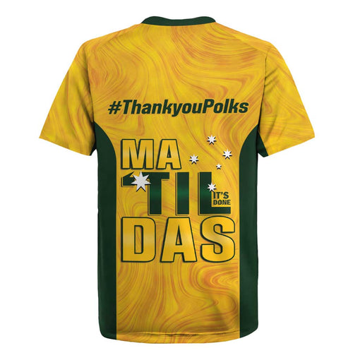 Polkinghorne Australia Matildas Rugby Jersey 2024 Thank You Polks