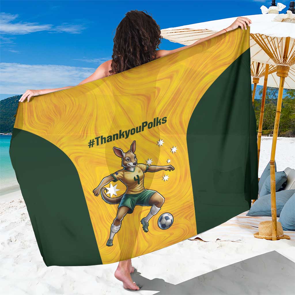 Polkinghorne Australia Matildas Sarong 2024 Thank You Polks