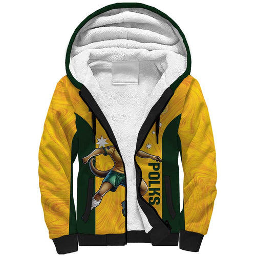 Polkinghorne Australia Matildas Sherpa Hoodie 2024 Thank You Polks