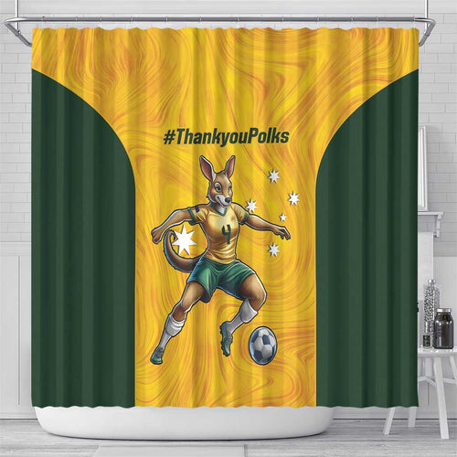 Polkinghorne Australia Matildas Shower Curtain 2024 Thank You Polks