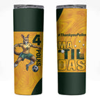 Polkinghorne Australia Matildas Skinny Tumbler 2024 Thank You Polks