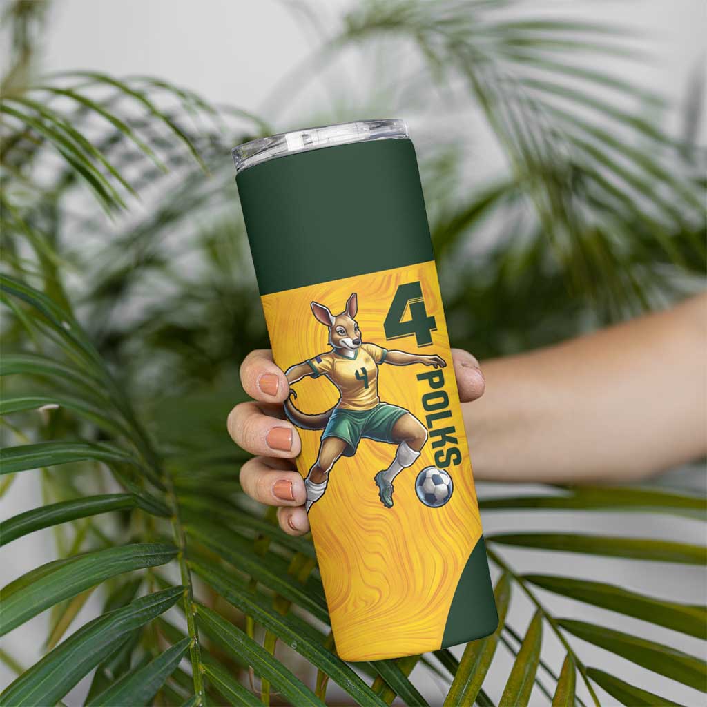 Polkinghorne Australia Matildas Skinny Tumbler 2024 Thank You Polks
