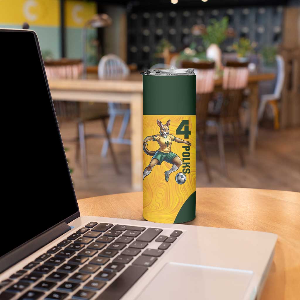 Polkinghorne Australia Matildas Skinny Tumbler 2024 Thank You Polks
