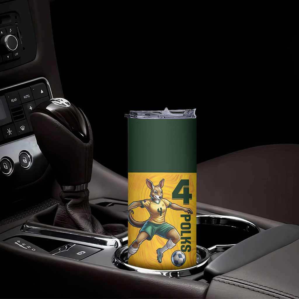 Polkinghorne Australia Matildas Skinny Tumbler 2024 Thank You Polks
