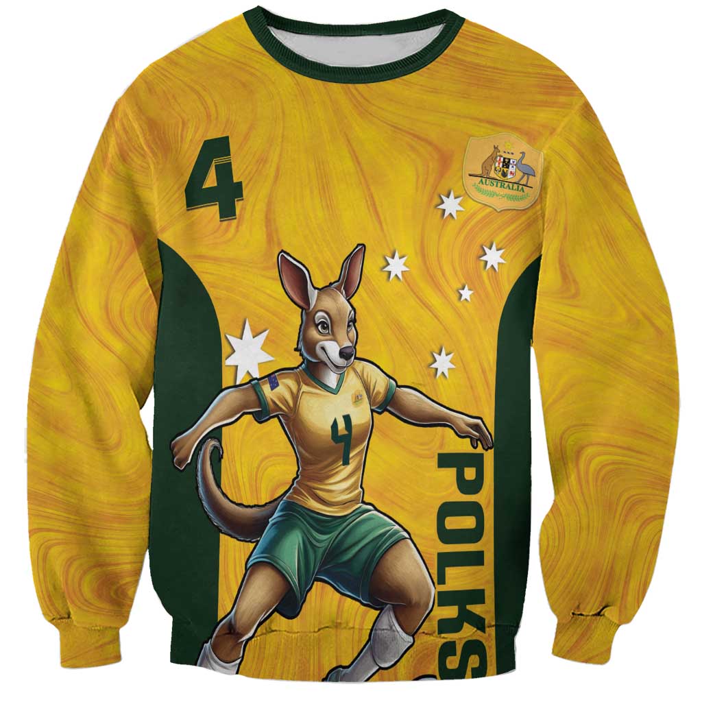 Polkinghorne Australia Matildas Sweatshirt 2024 Thank You Polks