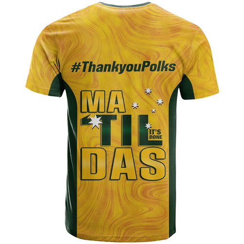 Polkinghorne Australia Matildas T Shirt 2024 Thank You Polks