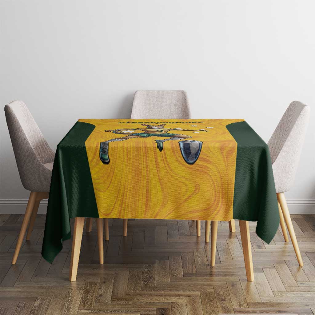 Polkinghorne Australia Matildas Tablecloth 2024 Thank You Polks