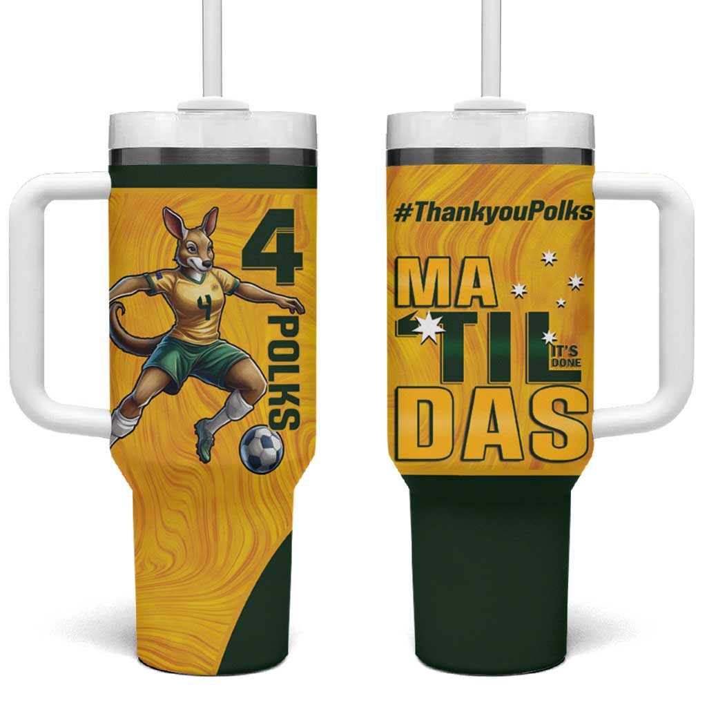 Polkinghorne Australia Matildas Tumbler With Handle 2024 Thank You Polks