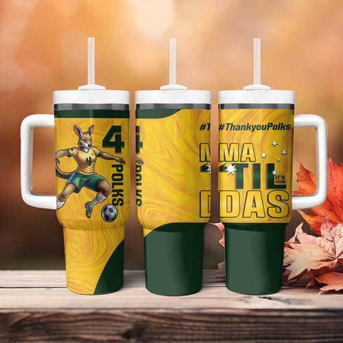 Polkinghorne Australia Matildas Tumbler With Handle 2024 Thank You Polks