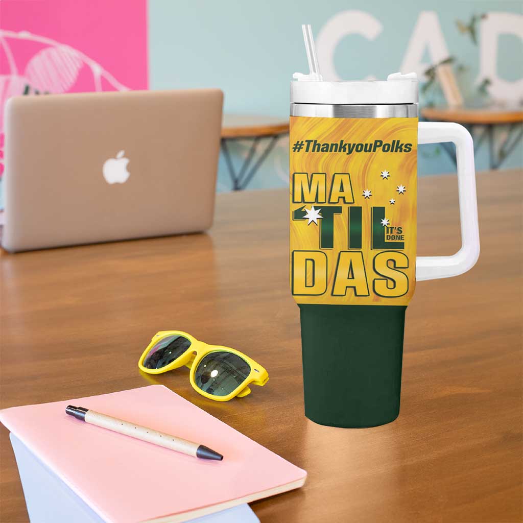 Polkinghorne Australia Matildas Tumbler With Handle 2024 Thank You Polks
