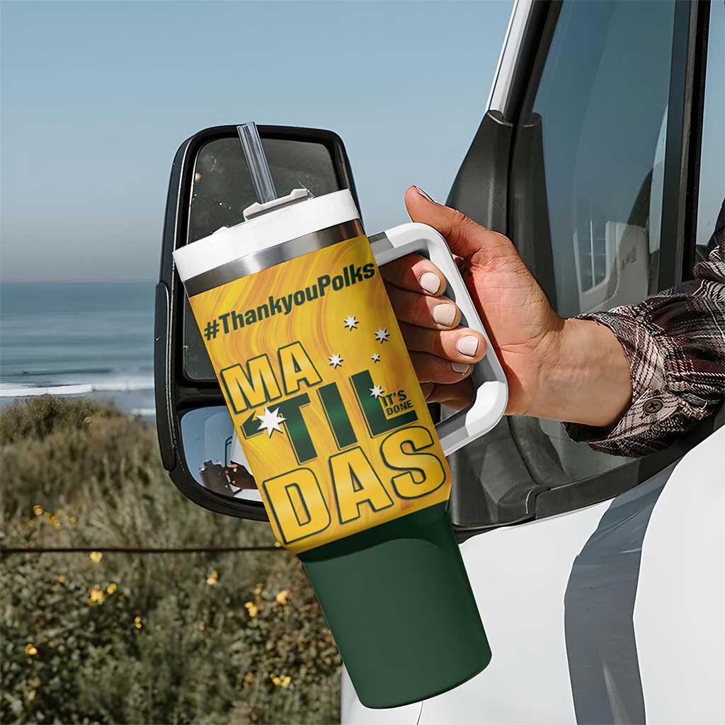 Polkinghorne Australia Matildas Tumbler With Handle 2024 Thank You Polks