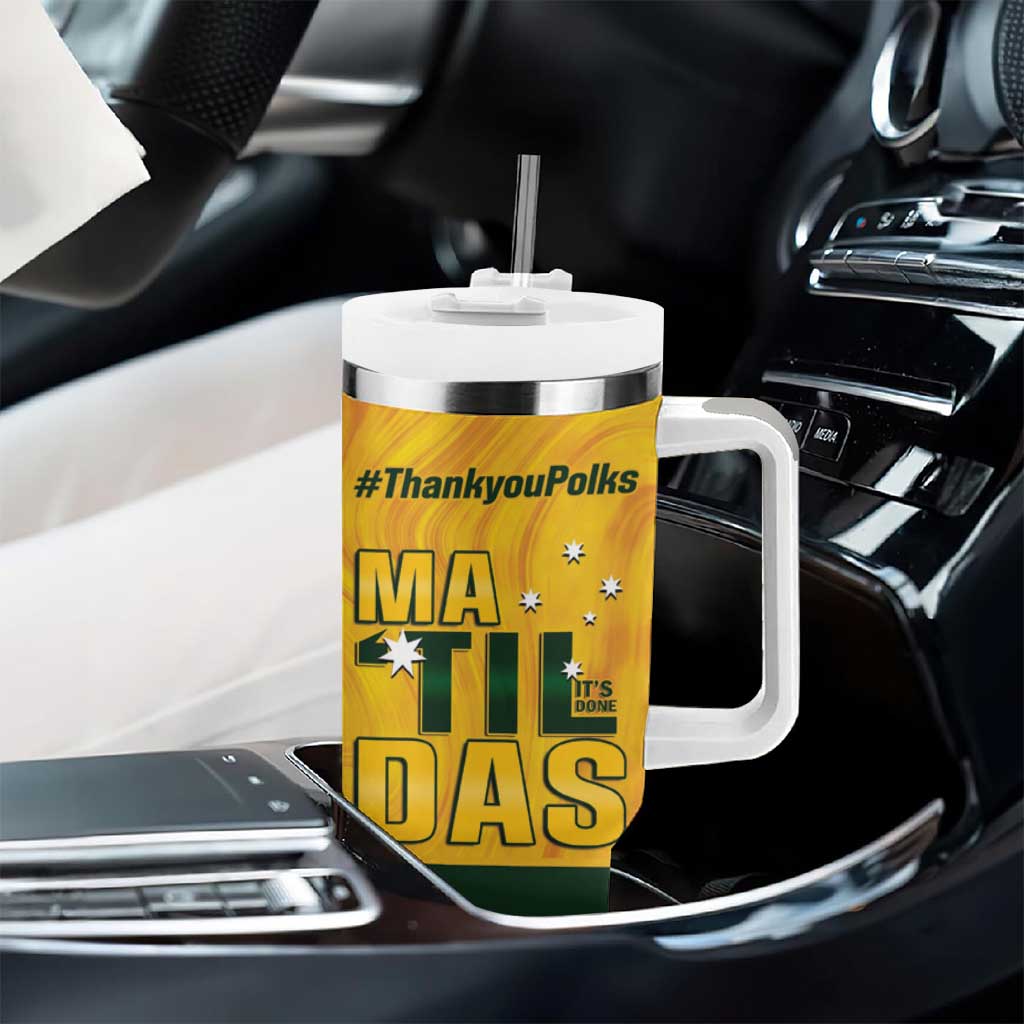 Polkinghorne Australia Matildas Tumbler With Handle 2024 Thank You Polks