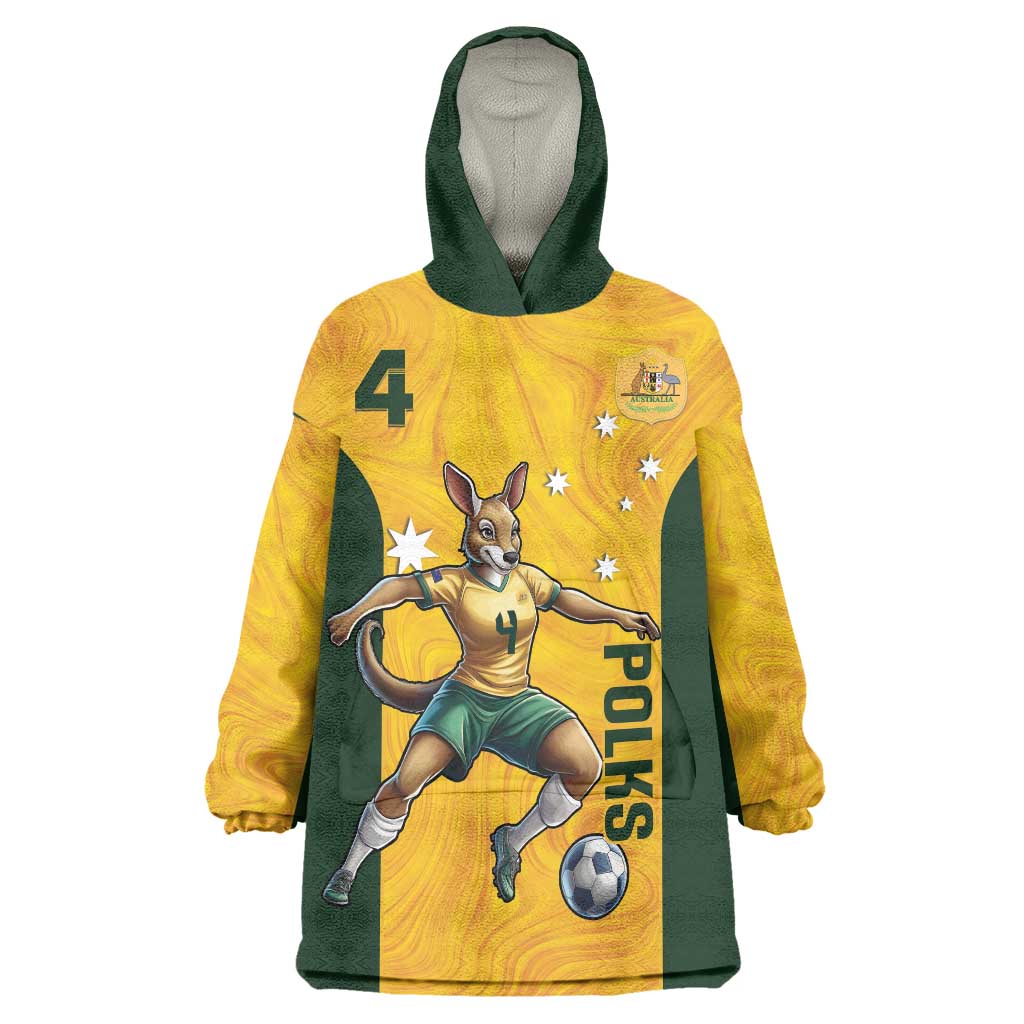 Polkinghorne Australia Matildas Wearable Blanket Hoodie 2024 Thank You Polks