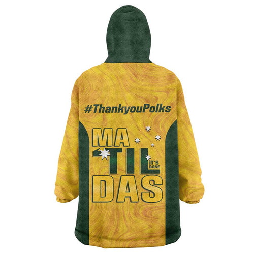 Polkinghorne Australia Matildas Wearable Blanket Hoodie 2024 Thank You Polks