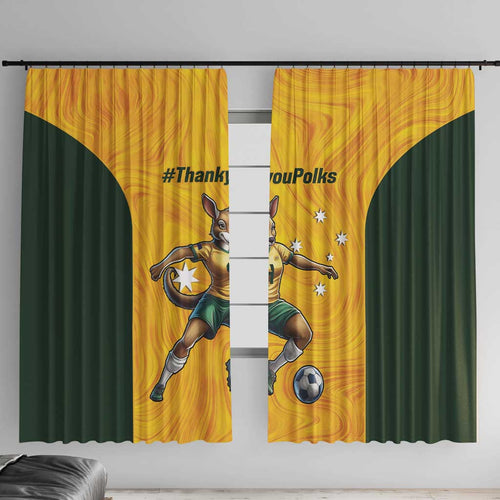 Polkinghorne Australia Matildas Window Curtain 2024 Thank You Polks