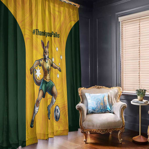 Polkinghorne Australia Matildas Window Curtain 2024 Thank You Polks