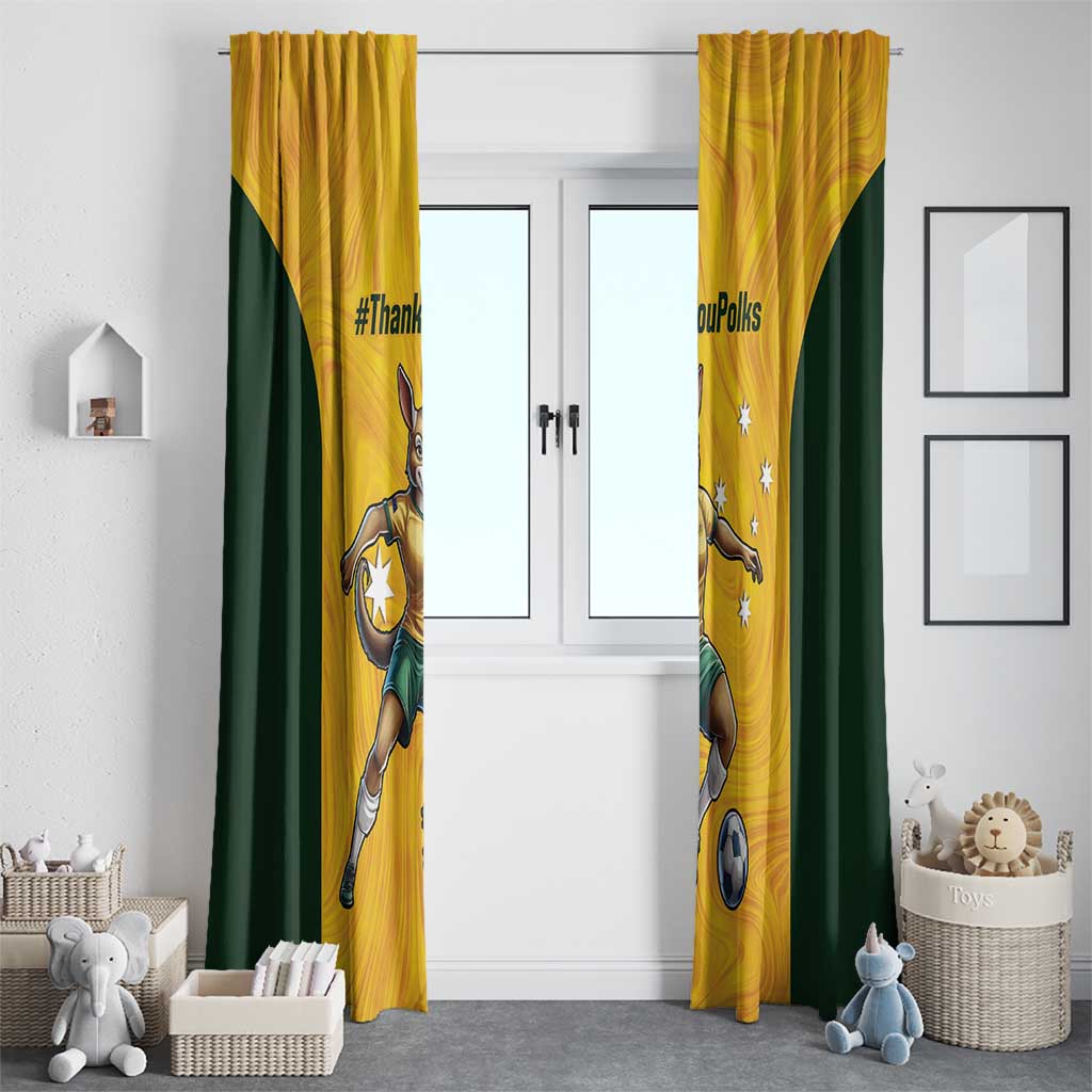Polkinghorne Australia Matildas Window Curtain 2024 Thank You Polks