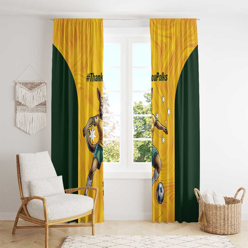 Polkinghorne Australia Matildas Window Curtain 2024 Thank You Polks
