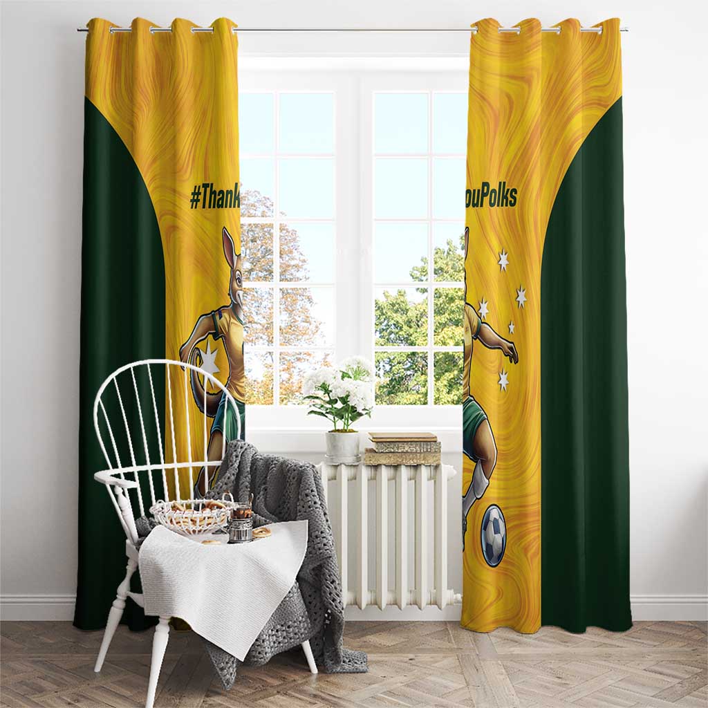 Polkinghorne Australia Matildas Window Curtain 2024 Thank You Polks
