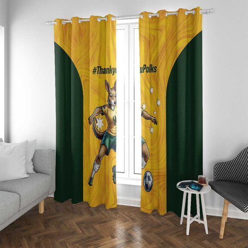 Polkinghorne Australia Matildas Window Curtain 2024 Thank You Polks