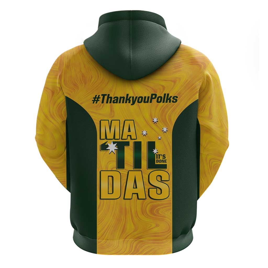 Polkinghorne Australia Matildas Zip Hoodie 2024 Thank You Polks