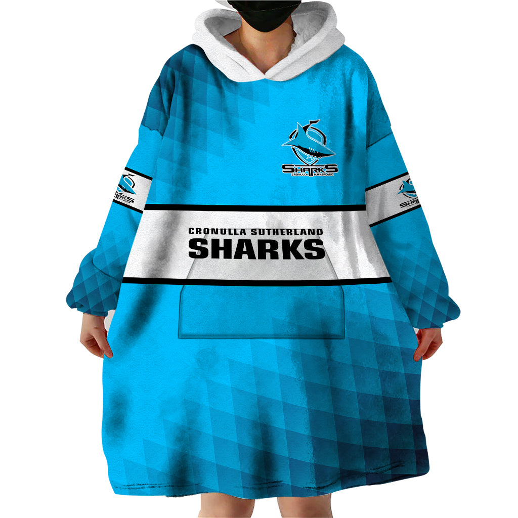 personalised-sharks-rugby-wearable-blanket-hoodie-go-sharkies-sporty-version