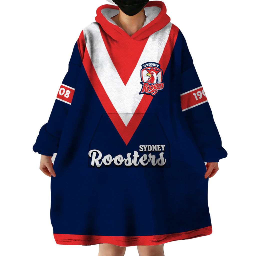 personalised-roosters-rugby-wearable-blanket-hoodie-tricolours-1908-sporty-version