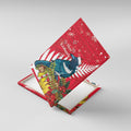 New Zealand Christmas In July Canvas Wall Art Tui Bird With Kowhai Meri Kirihimete