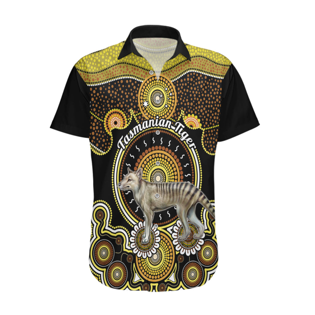 personalised-australian-astrology-hawaiian-shirt-aboriginal-tasmanian-tiger-zodiac-sign