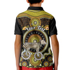 personalised-australian-astrology-kid-polo-shirt-aboriginal-tasmanian-tiger-zodiac-sign