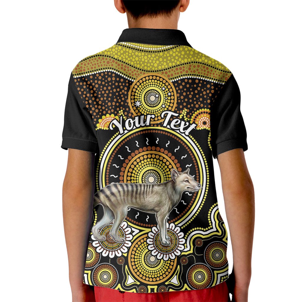 personalised-australian-astrology-kid-polo-shirt-aboriginal-tasmanian-tiger-zodiac-sign
