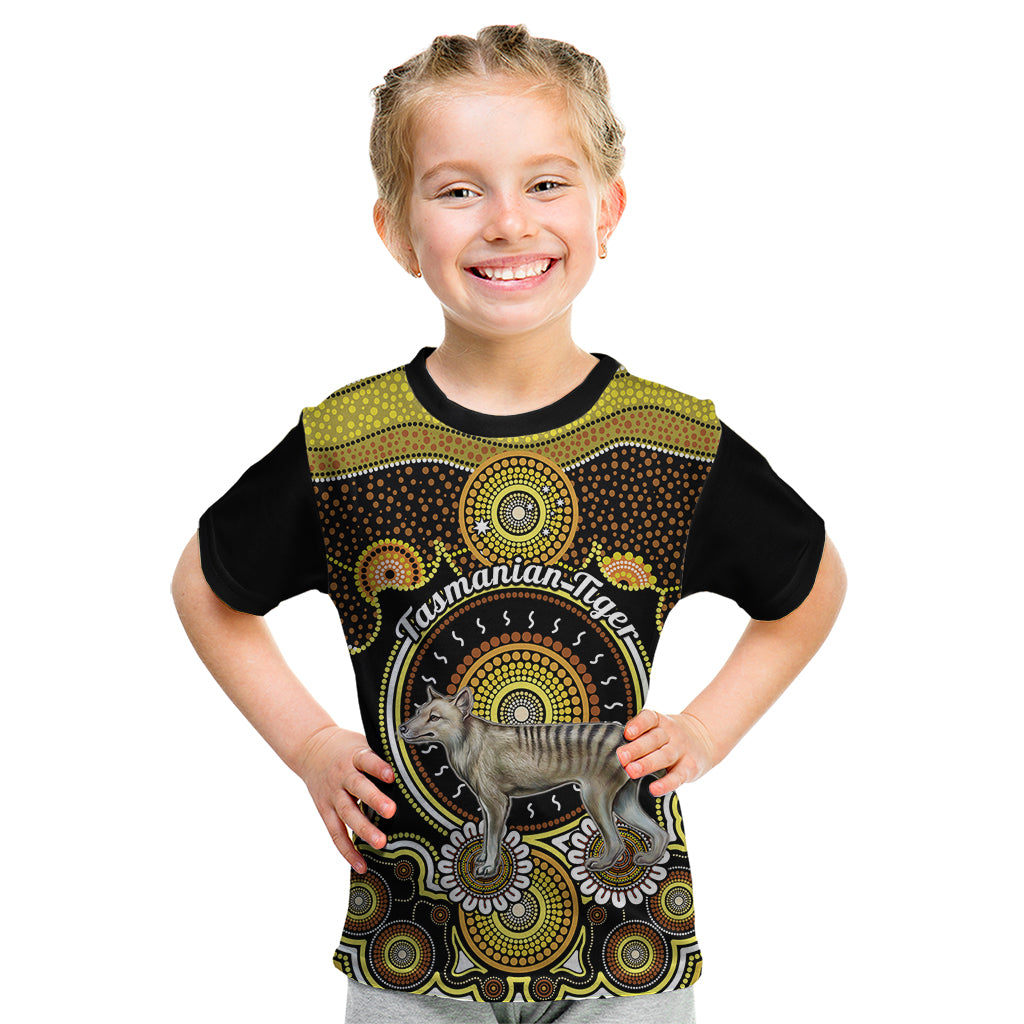 personalised-australian-astrology-kid-t-shirt-aboriginal-tasmanian-tiger-zodiac-sign