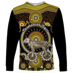 personalised-australian-astrology-long-sleeve-shirt-aboriginal-tasmanian-tiger-zodiac-sign