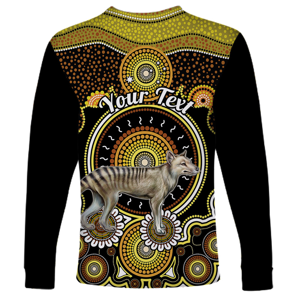 personalised-australian-astrology-long-sleeve-shirt-aboriginal-tasmanian-tiger-zodiac-sign