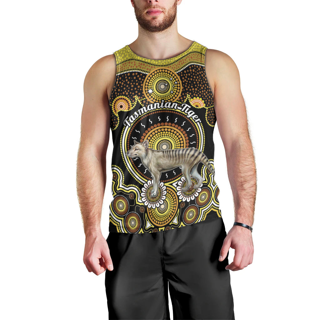 personalised-australian-astrology-men-tank-top-aboriginal-tasmanian-tiger-zodiac-sign