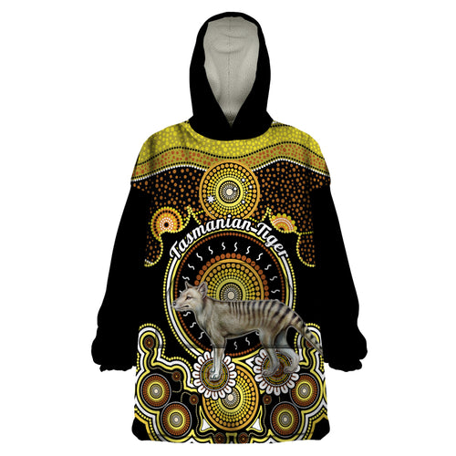 personalised-australian-astrology-wearable-blanket-hoodie-aboriginal-tasmanian-tiger-zodiac-sign