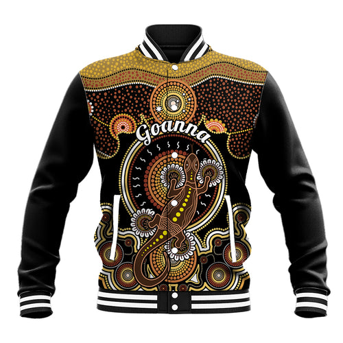 personalised-australian-astrology-baseball-jacket-aboriginal-goanna-zodiac-sign
