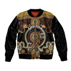 personalised-australian-astrology-bomber-jacket-aboriginal-goanna-zodiac-sign