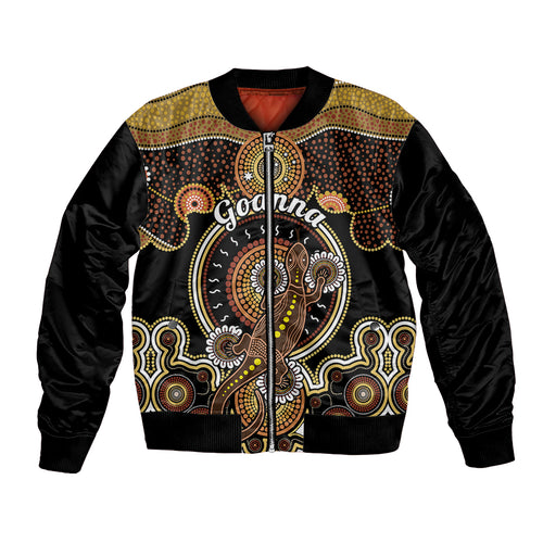 personalised-australian-astrology-bomber-jacket-aboriginal-goanna-zodiac-sign