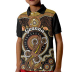 personalised-australian-astrology-kid-polo-shirt-aboriginal-goanna-zodiac-sign