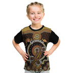 personalised-australian-astrology-kid-t-shirt-aboriginal-goanna-zodiac-sign