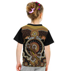 personalised-australian-astrology-kid-t-shirt-aboriginal-goanna-zodiac-sign